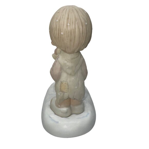 Precious Moments Christmastime Is For Sharing Figurine #630084 Collectible 1983 - Picture 4 of 5